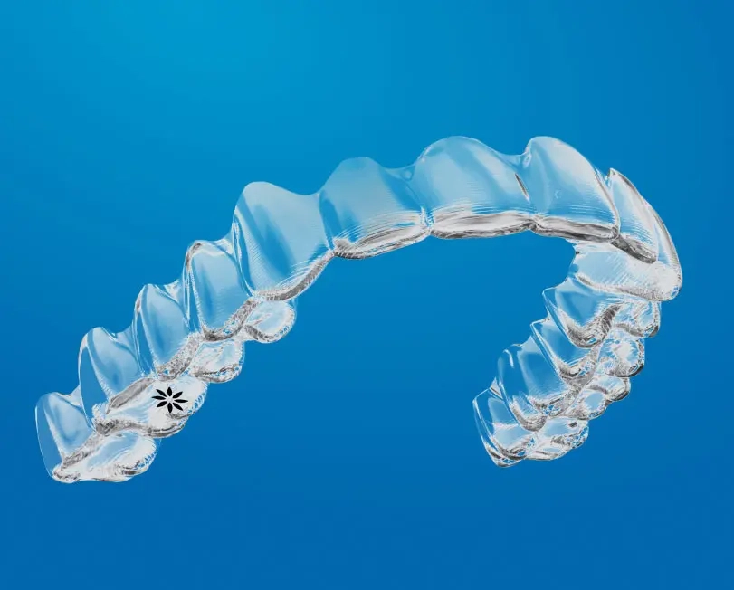 Clear aligner tray